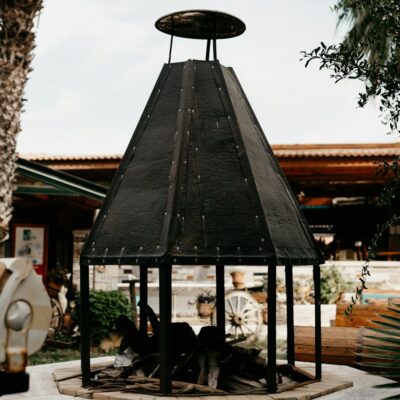 free-photo-of-metal-construction-over-bonfire free-photo-of-metal-construction-over-bonfire